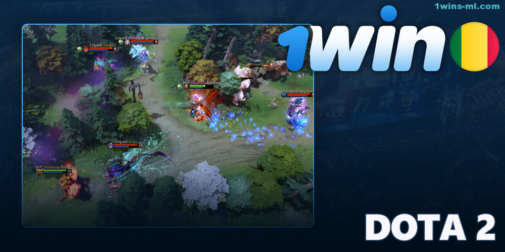 Les paris sur Dota 2 chez 1Win