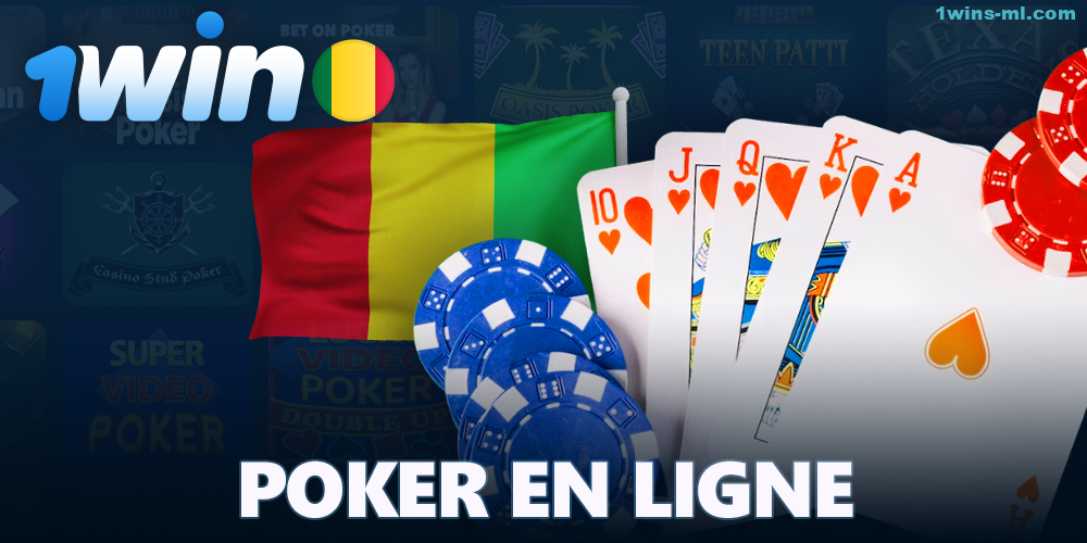Poker en ligne sur 1Win au Mali