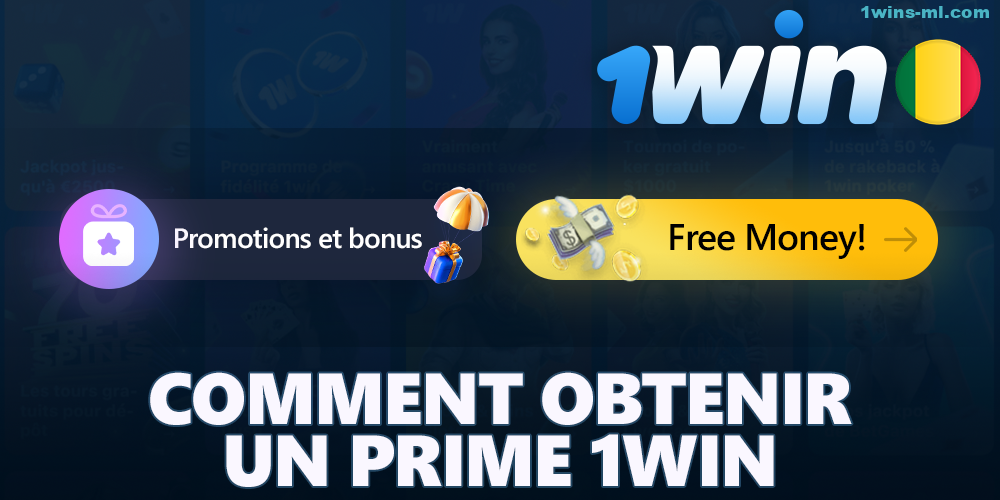 Instructions sur la façon d'obtenir des bonus sur 1Win