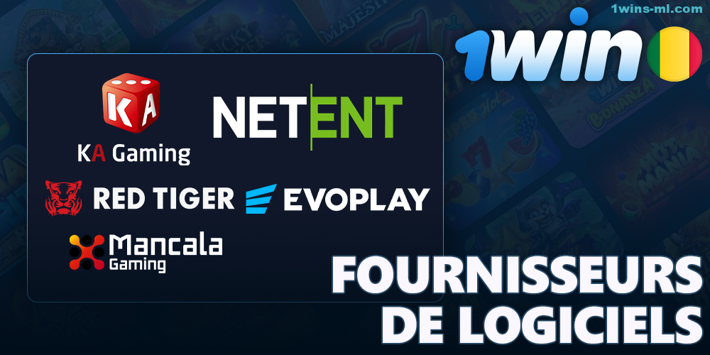 Les fournisseurs de logiciels du casino en ligne 1Win au Mali