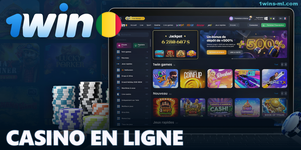 A propos du casino en ligne 1Win au Mali