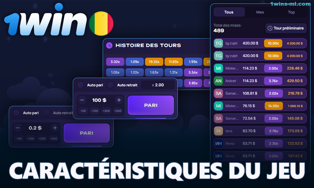 À propos des fonctionnalités du jeu Lucky Jet sur 1win