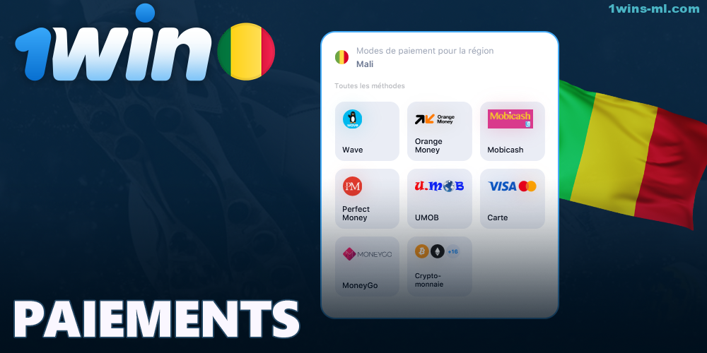 Dépôt et retrait via 1Win App