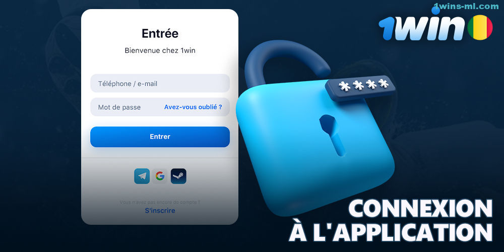Connectez-vous à votre compte 1Win dans l'application mobile
