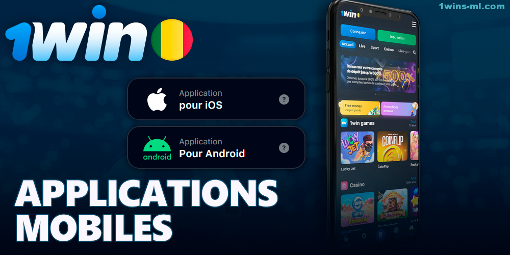 1Win applications mobiles pour Android et iOS